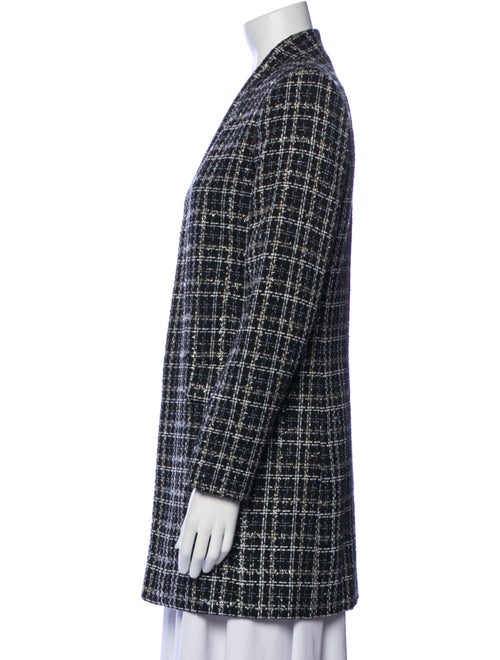 Calvin Klein Plaid Print Coat