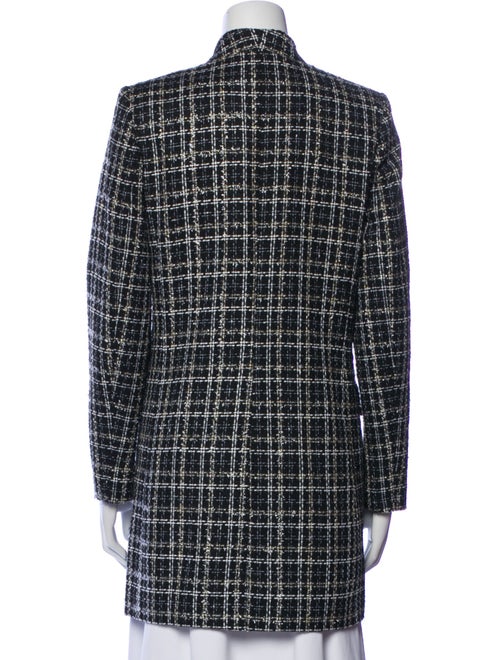 Calvin Klein Plaid Print Coat