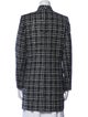 Calvin Klein Plaid Print Coat