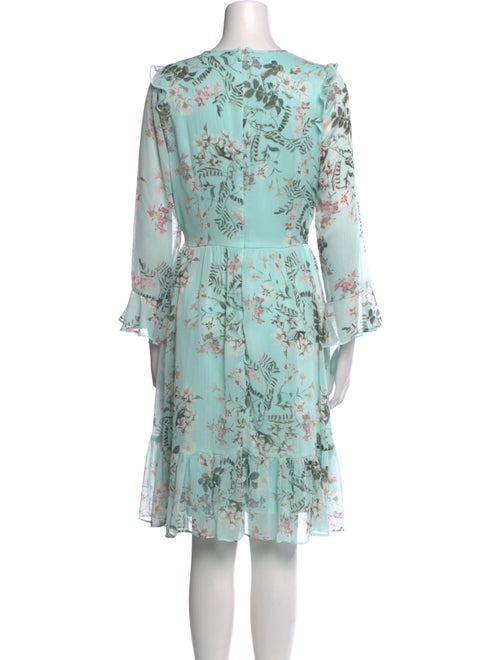 Calvin Klein Collection Floral Print Knee-Length Dress