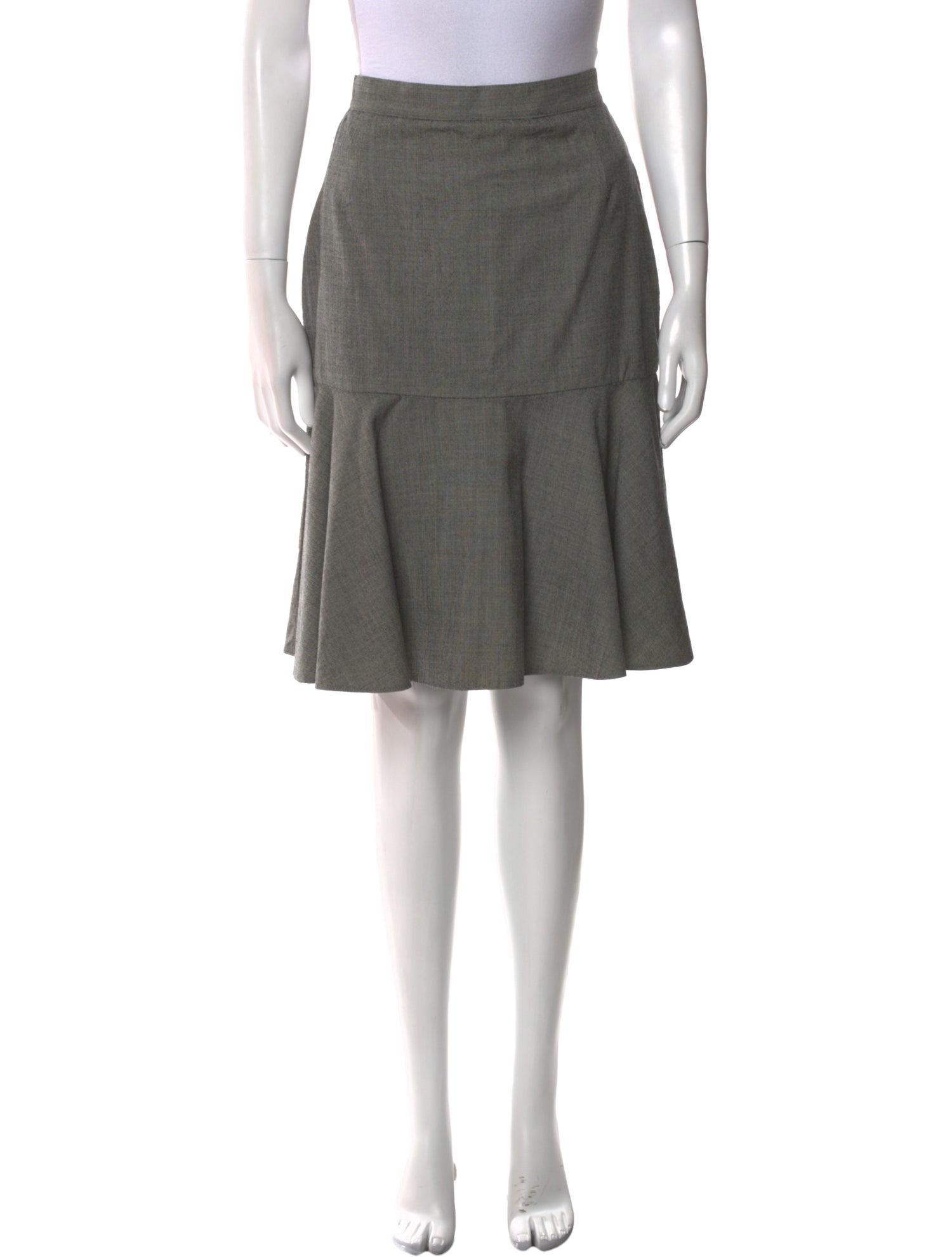 Calvin Klein Wool Knee-Length Skirt