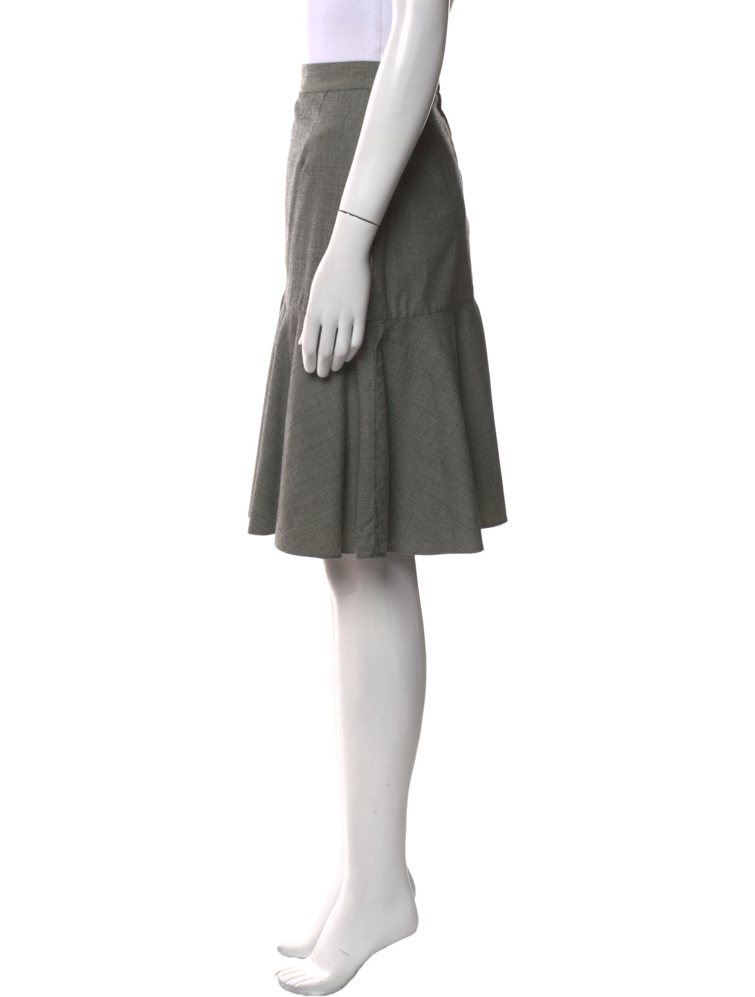 Calvin Klein Wool Knee-Length Skirt