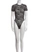 Calvin Klein Collection Crew Neck Short Sleeve Bodysuit