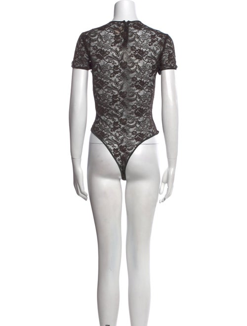 Calvin Klein Collection Crew Neck Short Sleeve Bodysuit