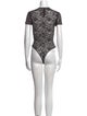 Calvin Klein Collection Crew Neck Short Sleeve Bodysuit