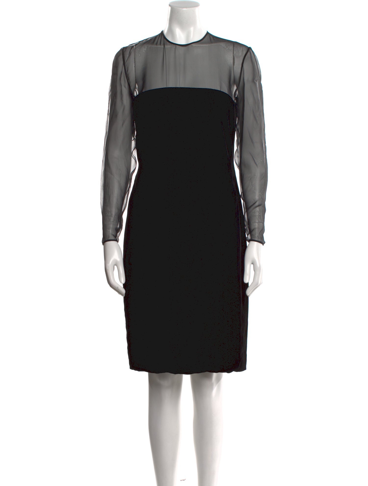 Calvin Klein Collection Crew Neck Knee-Length Dress