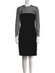 Calvin Klein Collection Crew Neck Knee-Length Dress