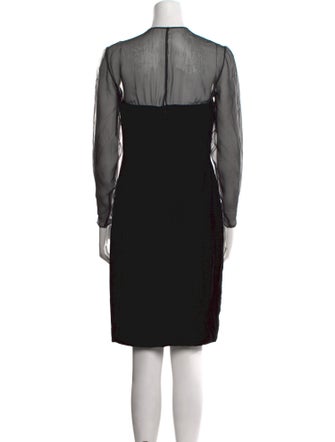Calvin Klein Collection Crew Neck Knee-Length Dress
