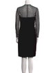 Calvin Klein Collection Crew Neck Knee-Length Dress