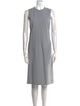 Calvin Klein Collection Wool Midi Length Dress