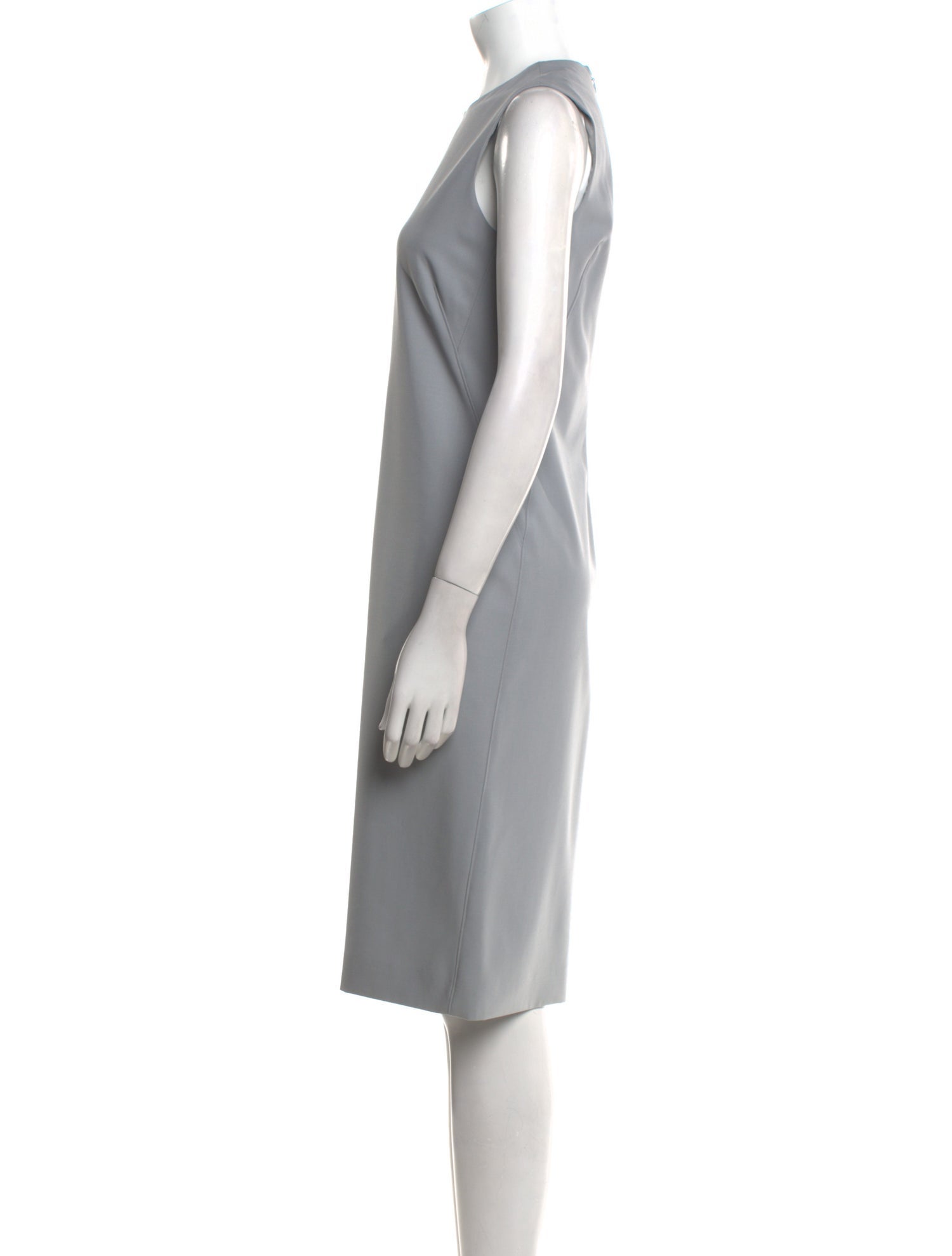 Calvin Klein Collection Wool Midi Length Dress
