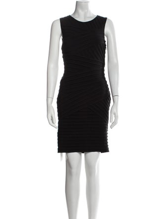Calvin Klein Collection Scoop Neck Mini Dress