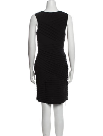 Calvin Klein Collection Scoop Neck Mini Dress