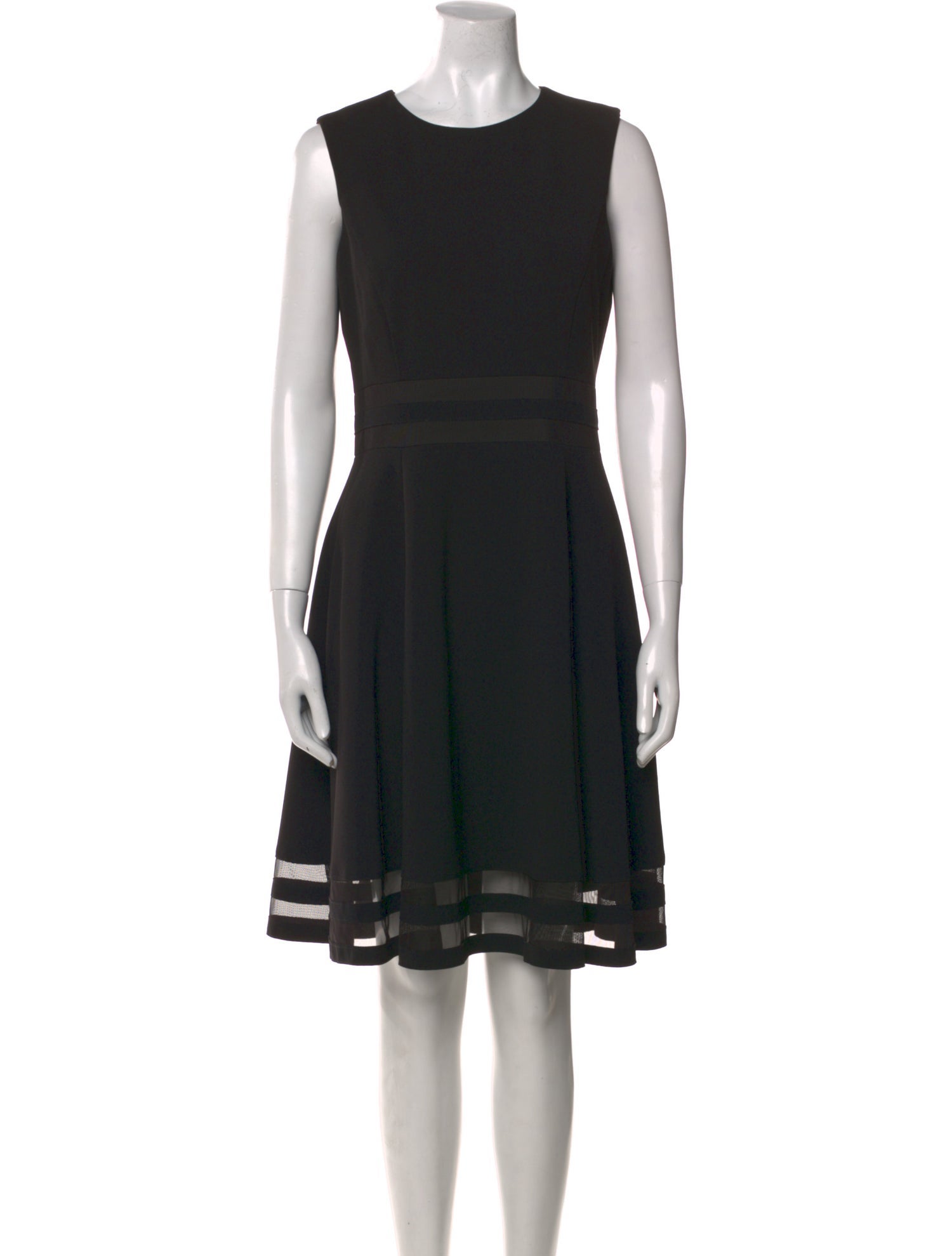 Calvin Klein Collection Crew Neck Knee-Length Dress