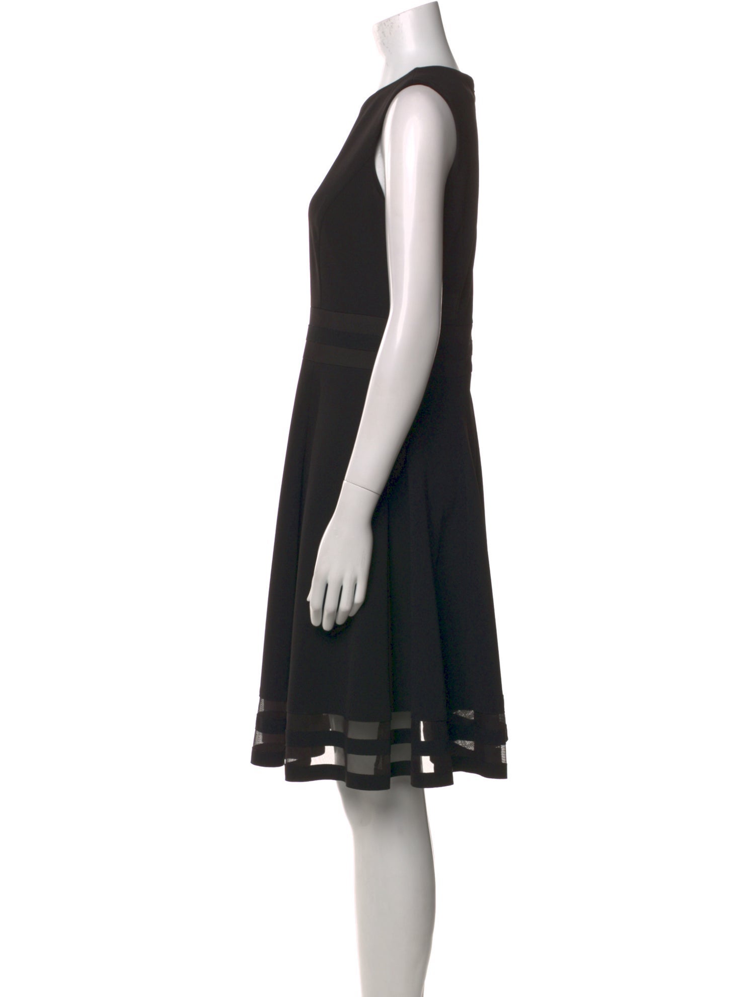 Calvin Klein Collection Crew Neck Knee-Length Dress