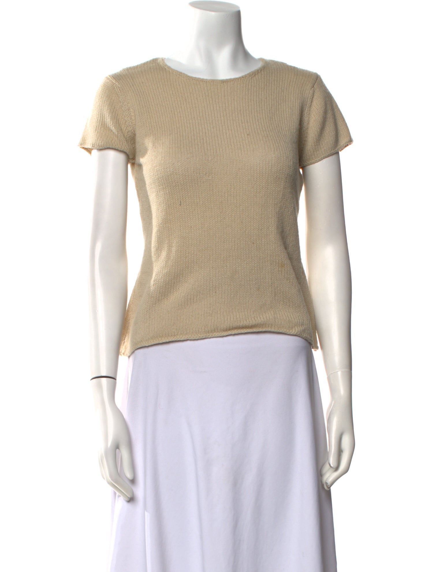 Calvin Klein Collection Cashmere Bateau Neckline Sweater