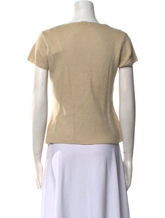 Calvin Klein Collection Cashmere Bateau Neckline Sweater