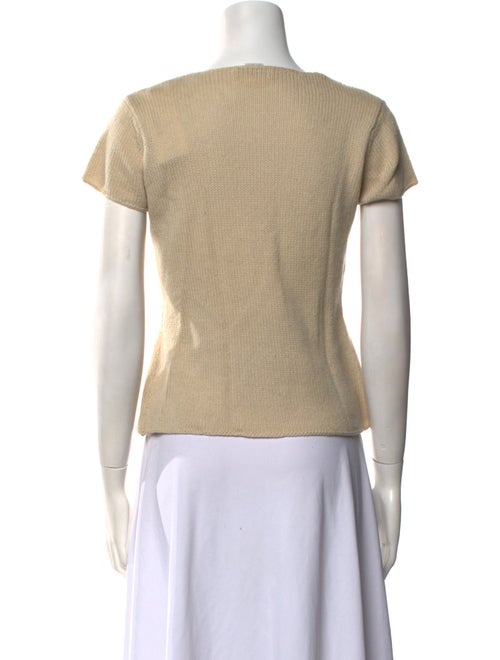Calvin Klein Collection Cashmere Bateau Neckline Sweater