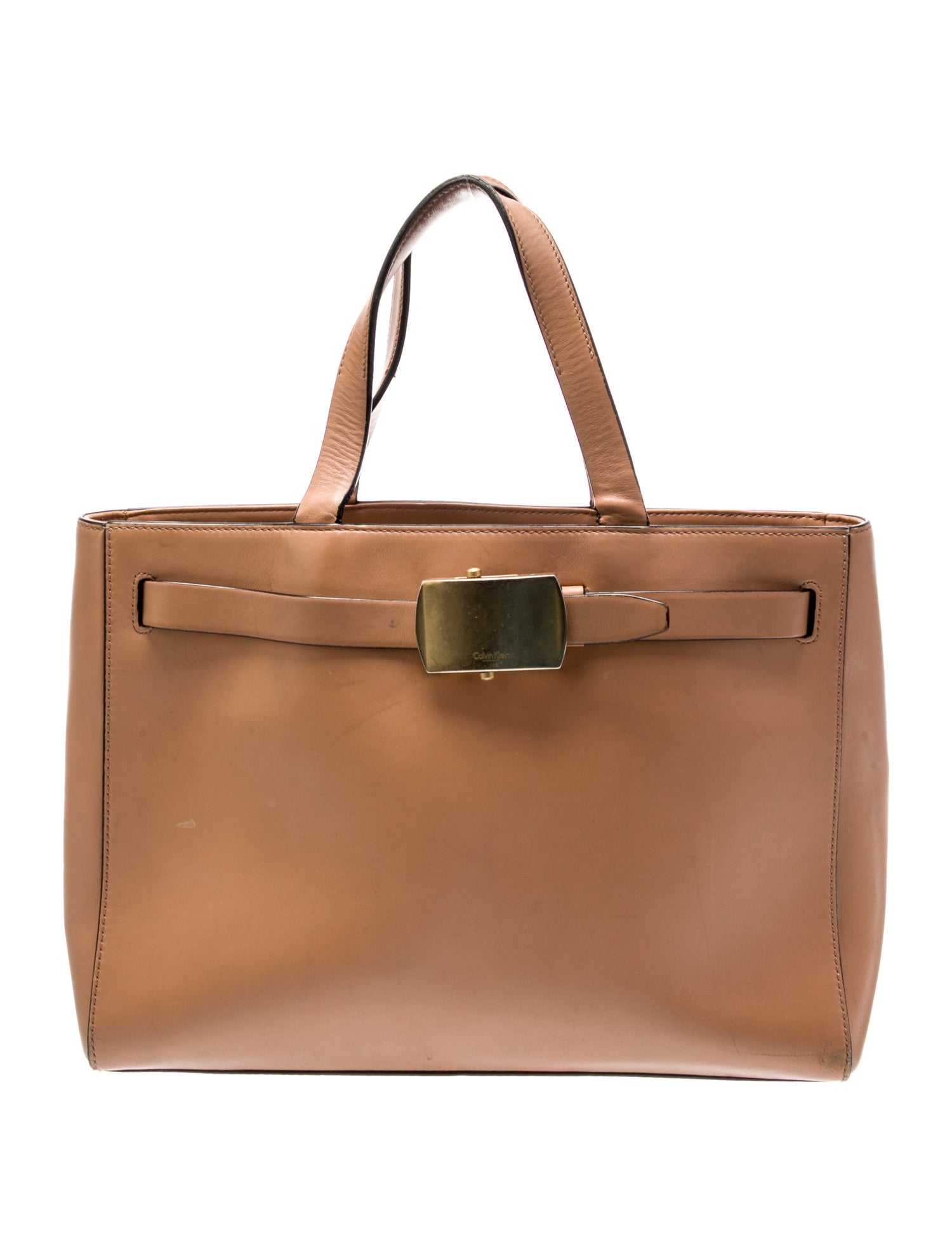 Calvin Klein Collection Leather Briefcase