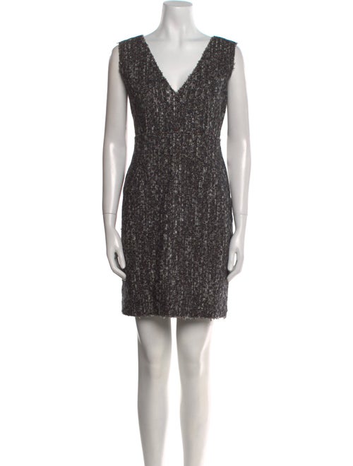 Calvin Klein Collection Tweed Pattern Mini Dress