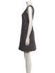Calvin Klein Collection Tweed Pattern Mini Dress