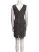 Calvin Klein Collection Tweed Pattern Mini Dress