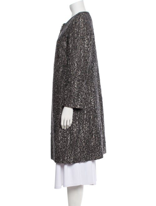 Calvin Klein Collection Tweed Pattern Coat