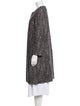 Calvin Klein Collection Tweed Pattern Coat