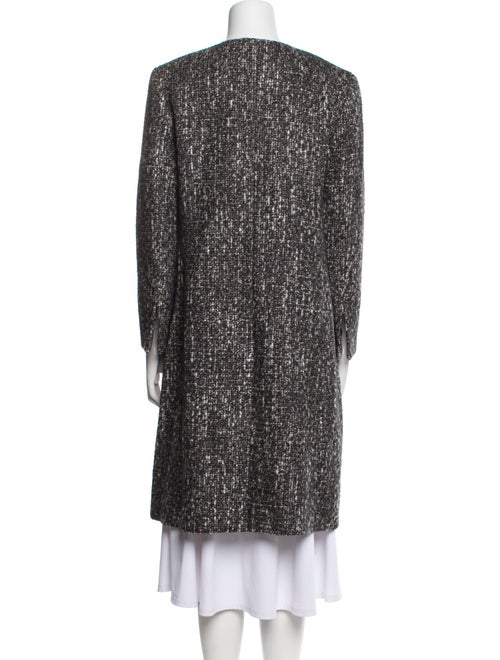 Calvin Klein Collection Tweed Pattern Coat