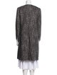 Calvin Klein Collection Tweed Pattern Coat