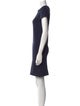 Calvin Klein Collection Crew Neck Mini Dress