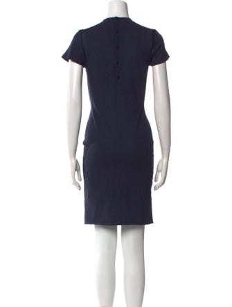 Calvin Klein Collection Crew Neck Mini Dress