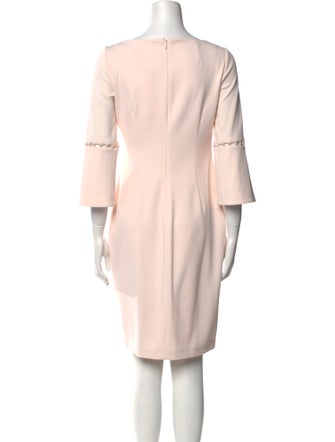 Calvin Klein Collection Bateau Neckline Knee-Length Dress