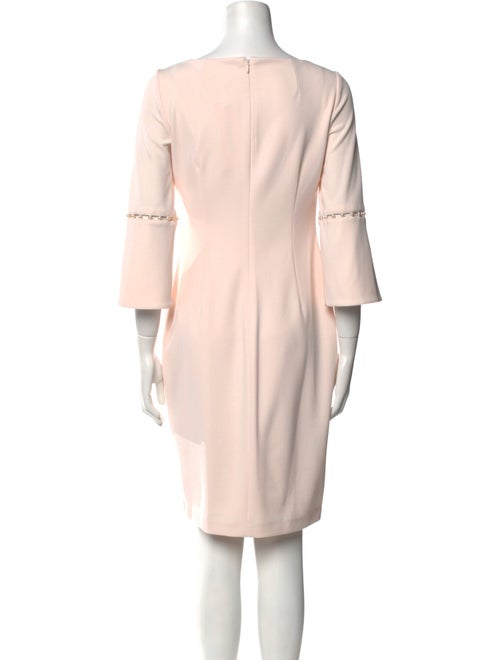 Calvin Klein Collection Bateau Neckline Knee-Length Dress