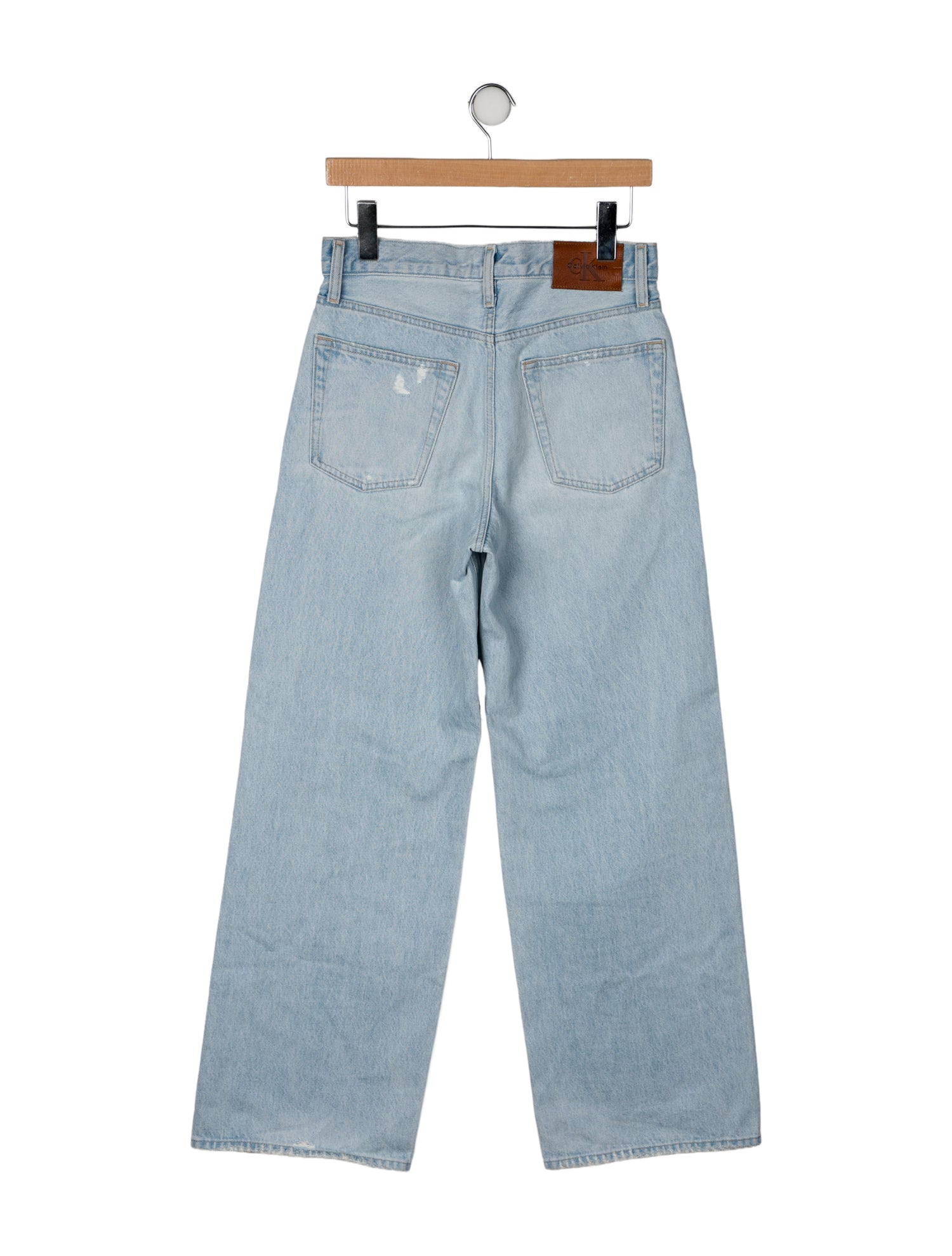 Calvin Klein Collection High-Rise Wide Leg Jeans