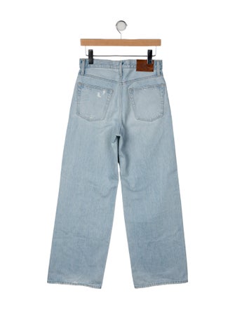 Calvin Klein Collection High-Rise Wide Leg Jeans