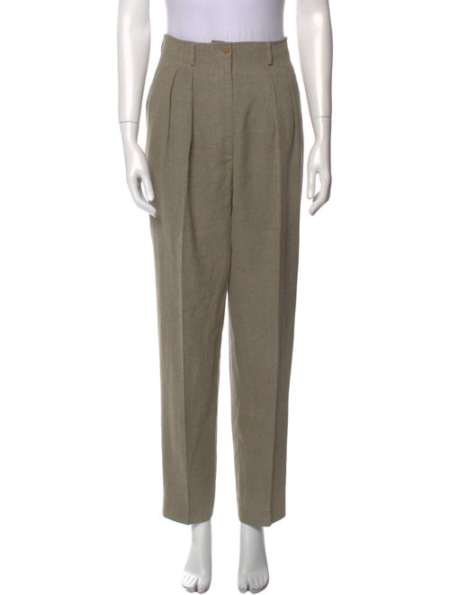 Calvin Klein Collection Silk Straight Leg Pants