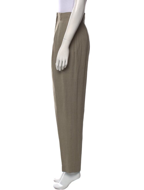 Calvin Klein Collection Silk Straight Leg Pants