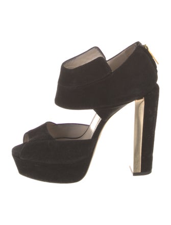 Calvin Klein Collection Suede Sandals