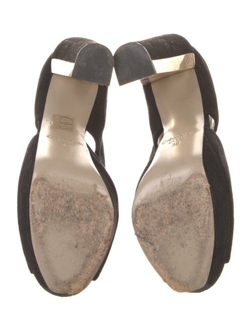Calvin Klein Collection Suede Sandals