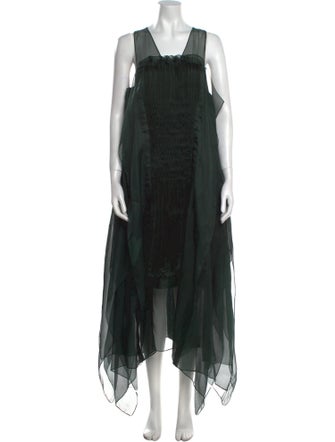 Calvin Klein Collection Silk Long Dress