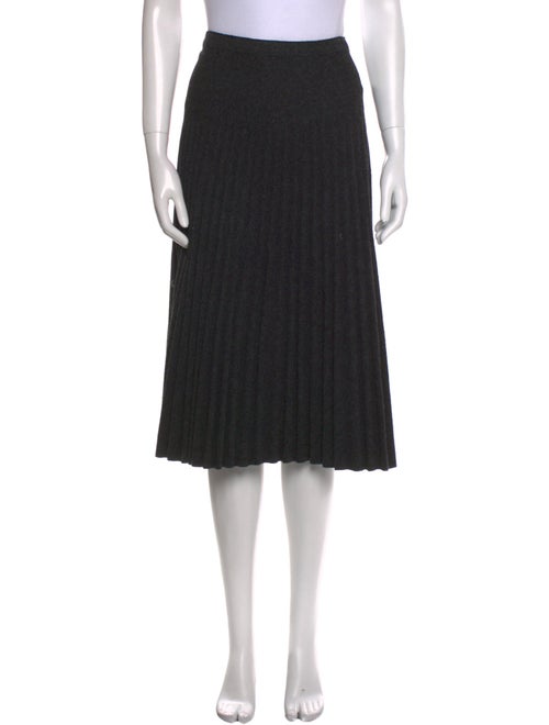 Calvin Klein Collection Wool Midi Length Skirt