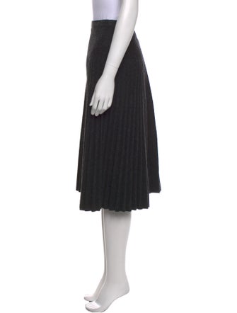Calvin Klein Collection Wool Midi Length Skirt