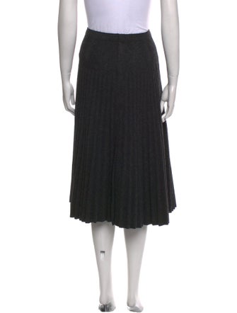 Calvin Klein Collection Wool Midi Length Skirt