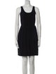 Calvin Klein Collection Scoop Neck Mini Dress