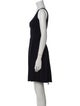 Calvin Klein Collection Scoop Neck Mini Dress