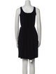 Calvin Klein Collection Scoop Neck Mini Dress