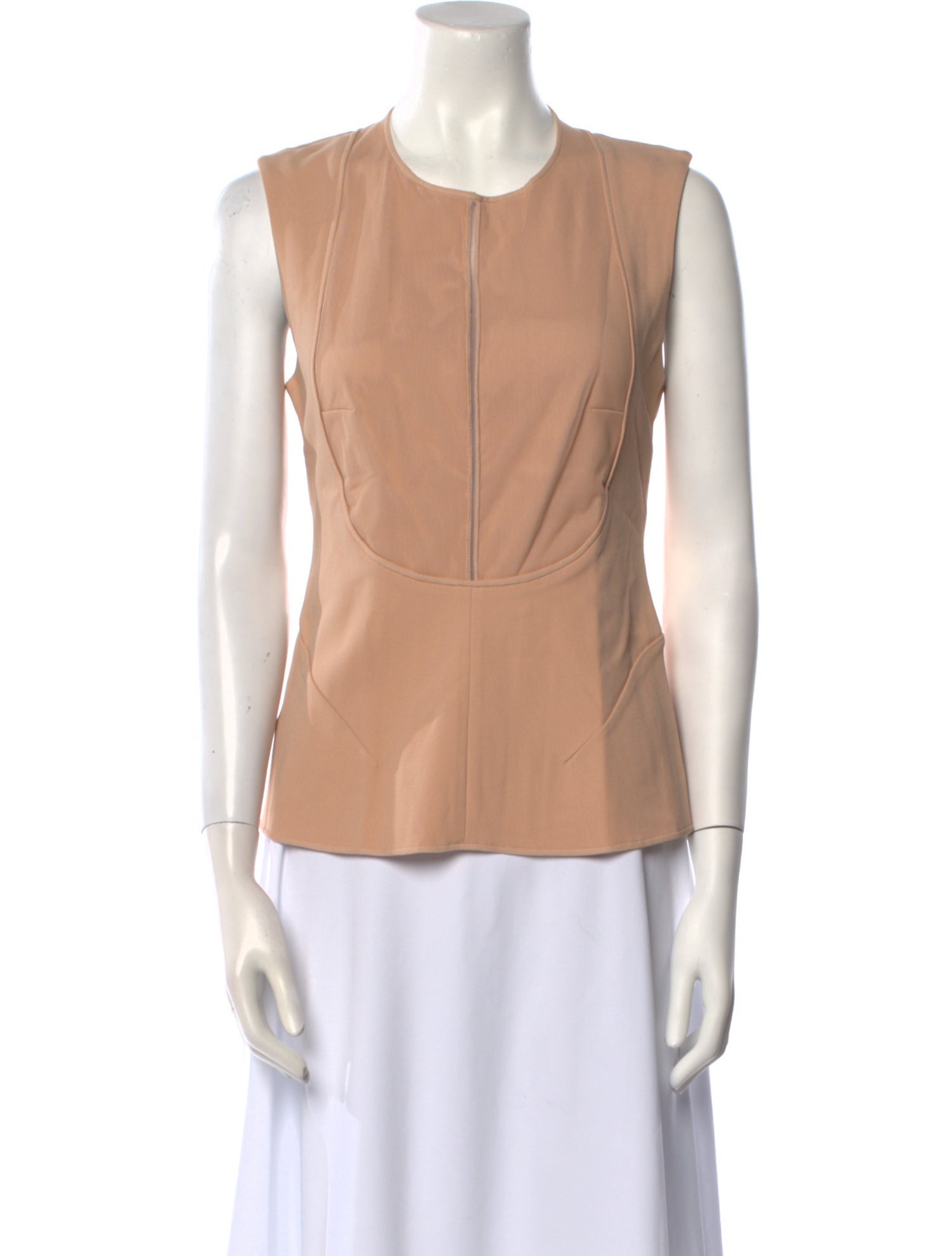 Calvin Klein Collection Crew Neck Sleeveless Top w/ Tags