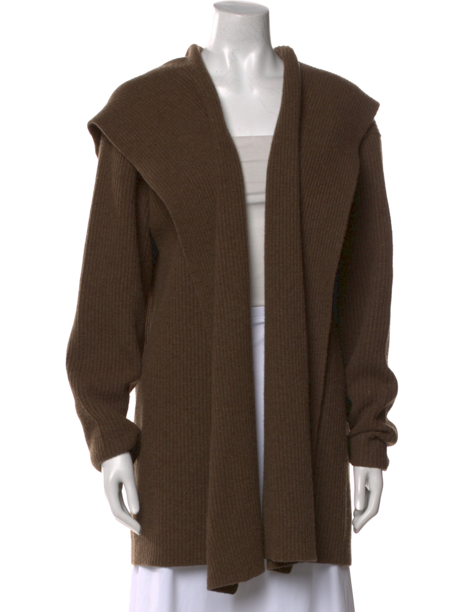 Calvin Klein Collection Lambswool Open Front Sweater