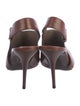 Calvin Klein Collection Leather Slingback Sandals